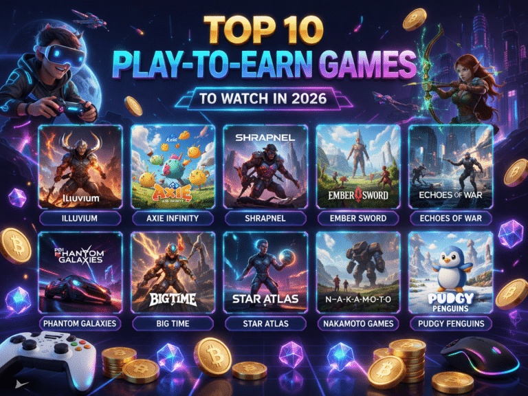 Top 10 Play-to-Earn Games to Watch in 2026