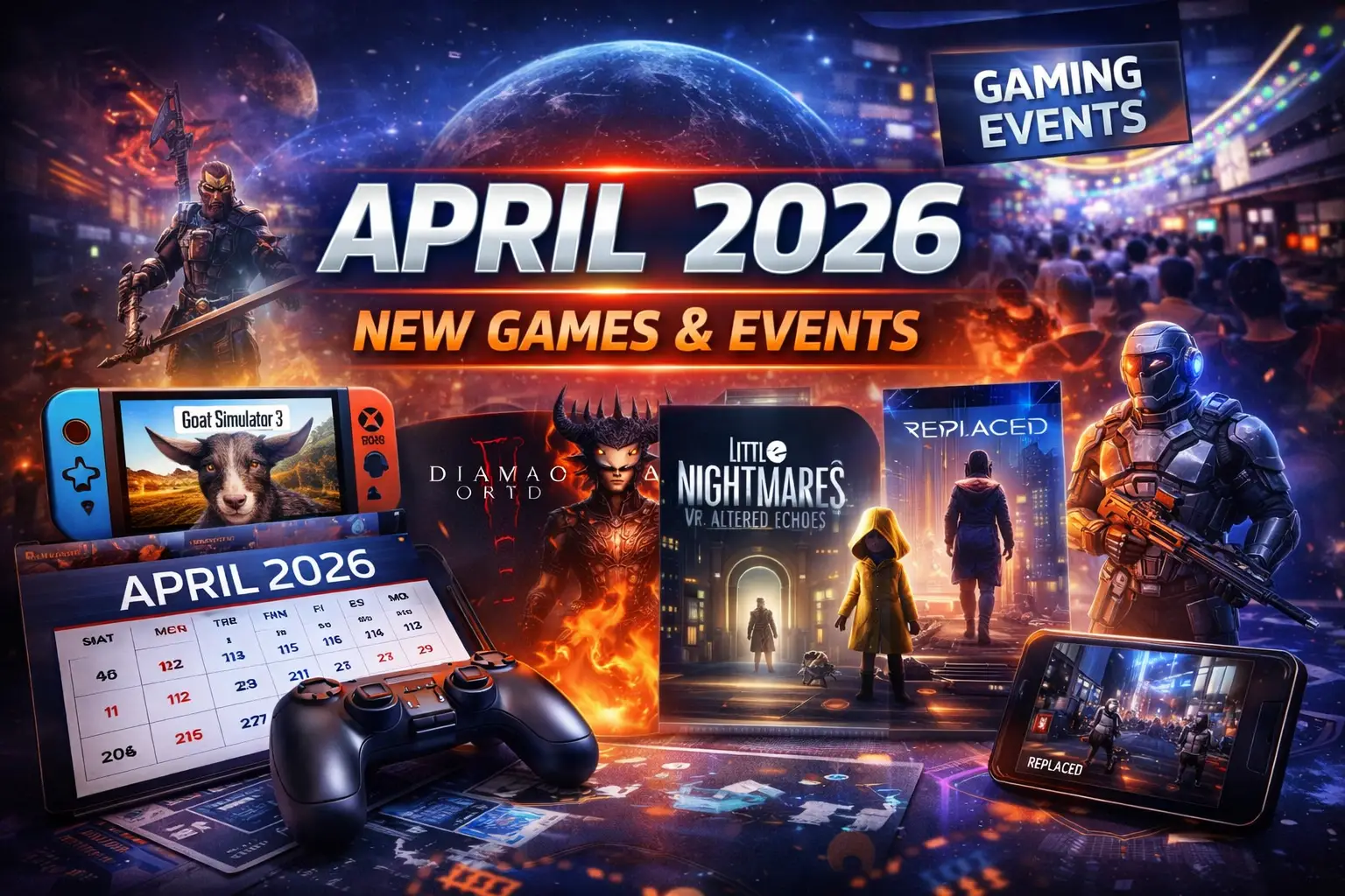 New Game Releases and Events You Shouldn’t Miss in April 2026