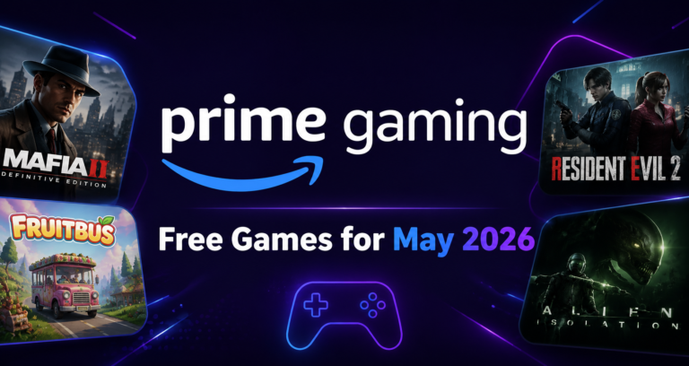 Amazon Unveils May 2026 Prime Gaming Lineup With 11 Free PC Games and Luna Additions
