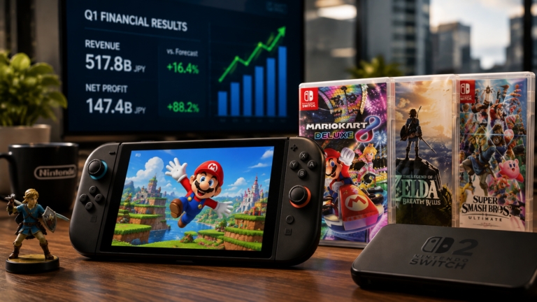 Nintendo Switch 2 sales fall while Nintendo exceeds earnings expectations