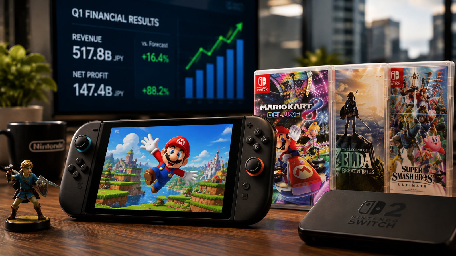Nintendo Switch 2 sales fall while Nintendo exceeds earnings expectations